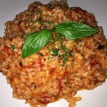 Gluten-free risotto from Il Bastardo